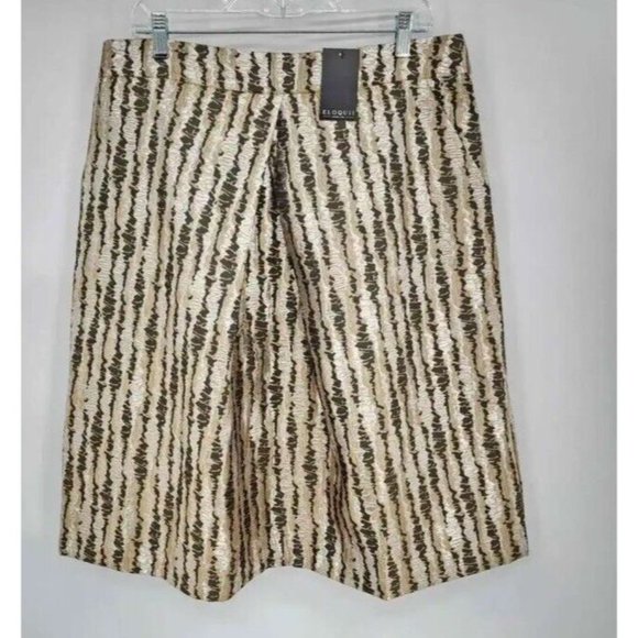 Eloquii Skiry Gold Textured Jacquard Tinsel Fun Fancy Party Plus 22 New w tags - Picture 8 of 8